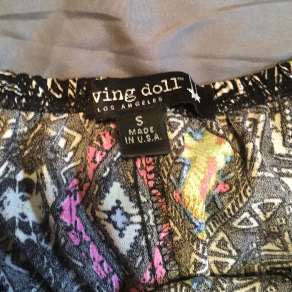 Ving Doll Patterned Shorts - Picture 2 of 3